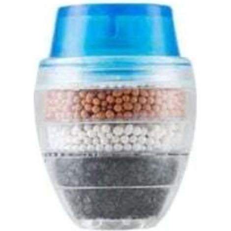 Filtre d’eau compact pour robinet – Purificateur à fibre de carbone, idéal cuisine & nettoyage, supporte eau chaude (1/5)