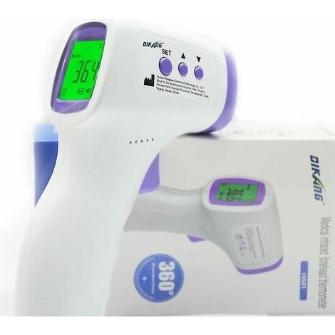 BRAVIX Thermomètre médical Thermomètre numérique sans contact pour adultes et bébés avec un thermomètre frontal LCD (1/5)