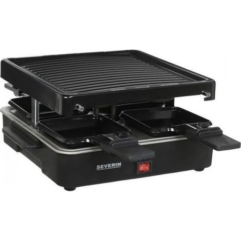 Appareil a Raclette  SEVERIN - RG2370 - Jusqu'a 4 personnes - Format compact 21x21cm - 600W