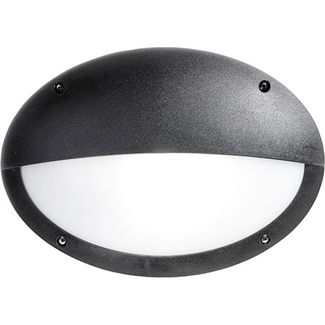 Maddi Wandleuchte 1xe27 ip66 l.33xb.9xh.9xd.23cm schwarzes Harz