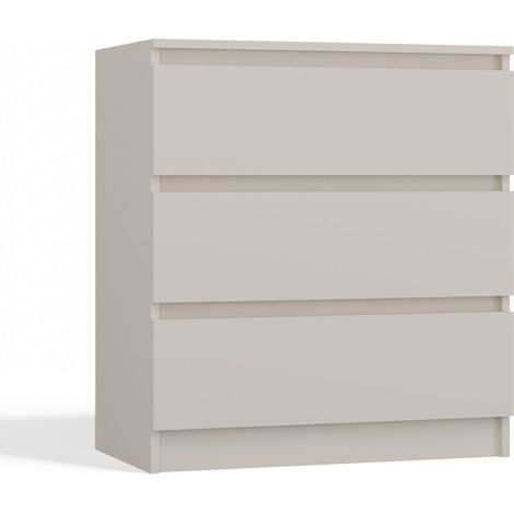 Cómoda moderna - Beige cachemir, grande y espaciosa, perfecta para un dormitorio, sala de estar o habitación infantil. (1/4)