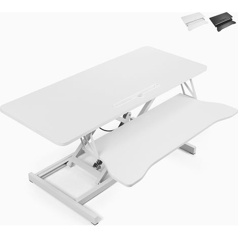 Supporto per monitor PC da scrivania regolabile in altezza Jallo XL - Bianco