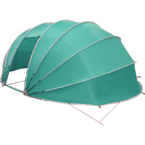 Tienda de piscina tipo cúpula 1 538 x 440 x 204 cm Verde Mar vidaXL