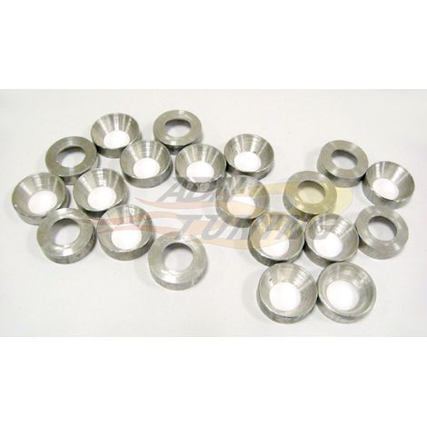 20x Adaptateurs ecrous coniques plats compatible avec Citroen Peugeot