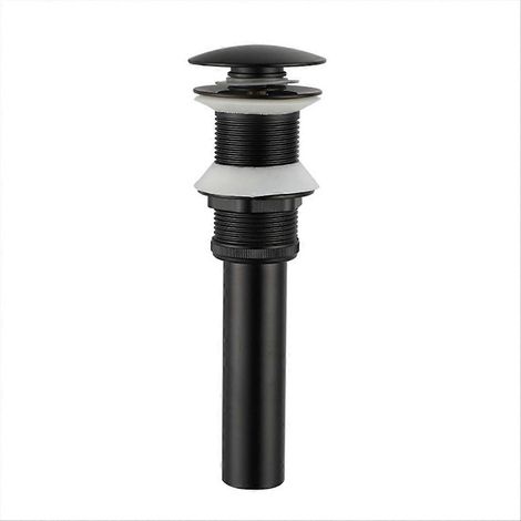Bonde de Lavabo à Poussoir pour Évier, Accessoire de Vidage sans Porosité, Bouchon de Drainage pour Salle de Bain (1/5)