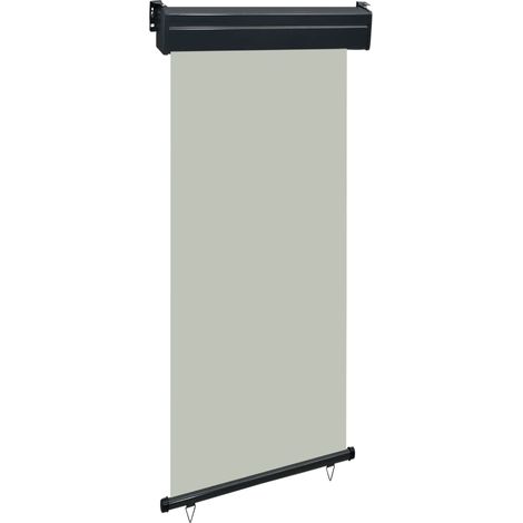 Tenda da sole laterale per balcone 100 x 250 cm grigia 020007001