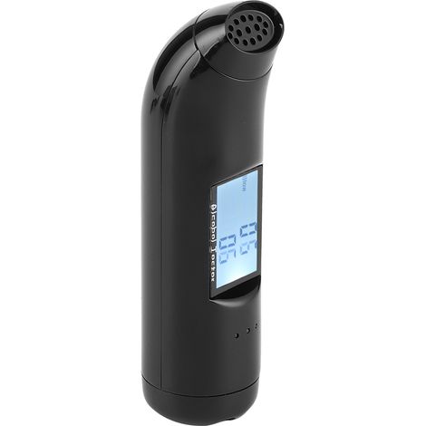 Testeur d'alcool numérique avec écran LCD, détecteur d'éthylotest pour conduite, analyseur de souffle pour voiture, kit de sécurité routière, mesure précise du taux d'alcool. (1/5)