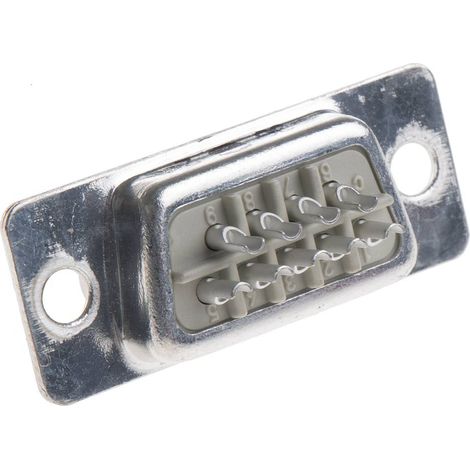 Harting 09 67 009 4715 Connettore femmina SUB-D 180 ° Numero Poli (num): 9 Punte a saldare 1 pz. (1/3)