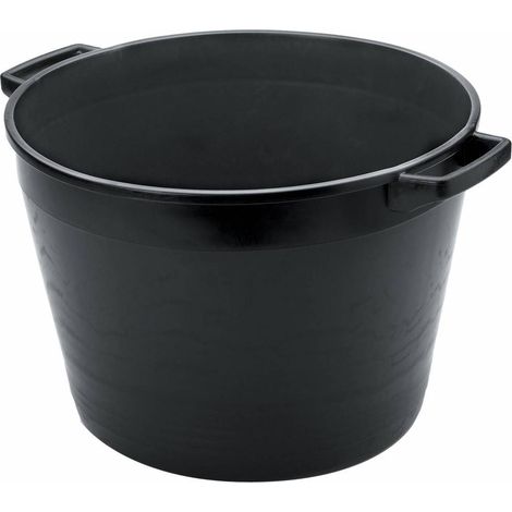 Cassa Tonda Per Macerie 65 L 55X41 Cm Nero - 5 Pz