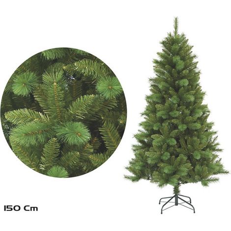 Árbol navideño bicolor aguja pino 473 puntas 150 cm -