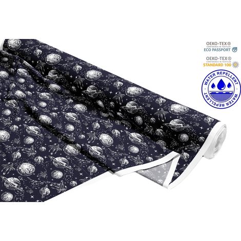 TISSUS DÉCORATIFS D'EXTÉRIEUR OXFORD - Motif Planètes I DR083 (1/5)