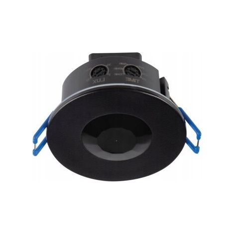 Détecteur de mouvement PIR encastré noir 8 m IP65/20 merge Kanlux