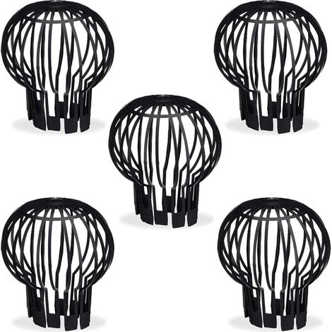 Lot de 5 filtres de gouttière, protège-gouttières, empêchent les feuilles mortes, la mousse, la saleté, les boules et autres débris d'obstruer vos gouttières (1/5)