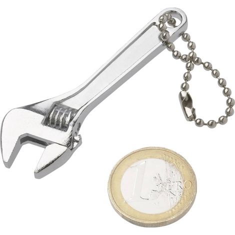 Donau-Elektronik Chiave a rullino mini cromata 10 mm (1/2)