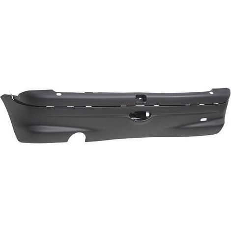 Pare-choc arrière noir Peugeot 206 1998-2003