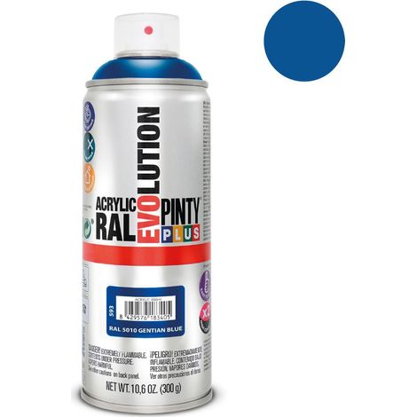 PintyPlus Evolution Sprühfarbe – RAL 5010 Intensives Enzianblau 520 ml