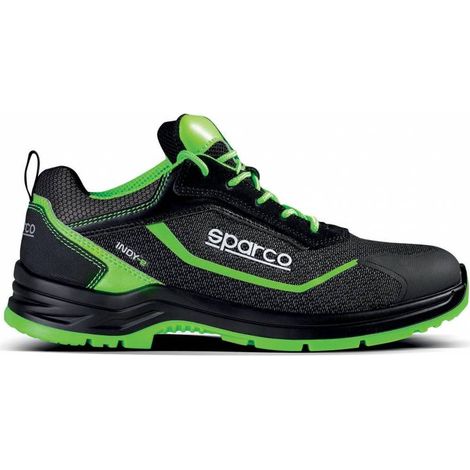 SPARCO SCARPE FORESTER S3 NERO VERDE FLUO N.47