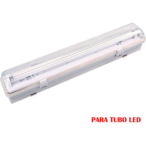 Écran fluorescent étanche pour tube led 1x18w eq 36w 220v 126cm ip65