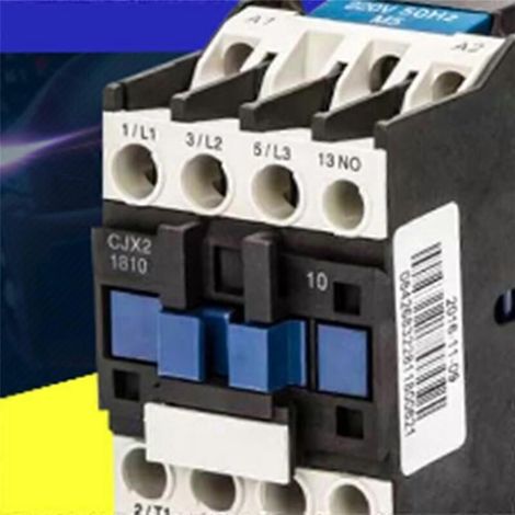 Contacteur CJX2-1810 32A Interrupteurs LC1 CA Tension du contacteur 220V--