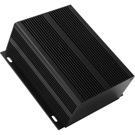 Boîtier de projet en alliage d'aluminium, surface oxydée sablée, coffret de montage pour circuit imprimé, boîte électronique robuste et légère (1/5)