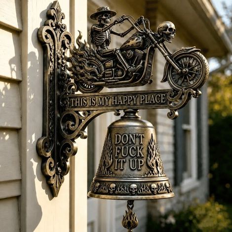 Practical and innovative new design, cute Skull Dragon Rider Bell wall clock - Skull Dragon Rider Bell wall clock -