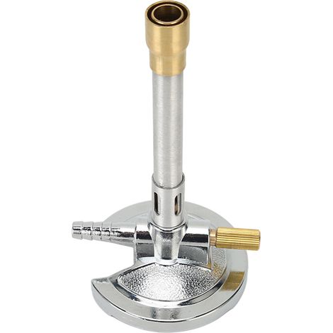 Brûleur à gaz de laboratoire, un outil de chauffage de laboratoire sûr et fiable avec fonction de régulation du gaz, compatible avec le gaz naturel et le propane. (1/5)