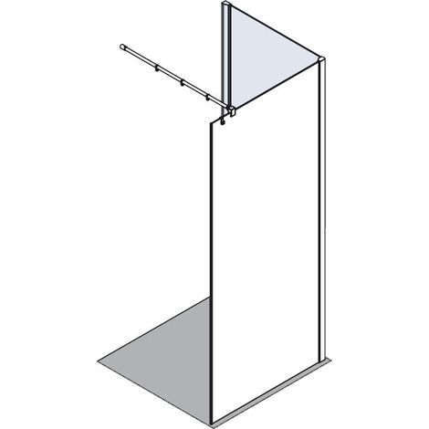Kermi Filia XP Walk-In Duschkabine 875-900/2000mm SIHG ESG klar