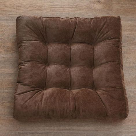 Coussins De Siège Hiver Épais Chauffants Tissu Tatami Pour Chaise Bureau Jardin Sol (1/4)