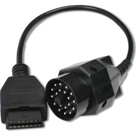 OBD2 Câble adaptateur 20Pin BMW Edibas à 16Pin Appareil de diagnostic OBD adapté aux anciens modèles compatible avec BMW 1982-2002 (1/3)