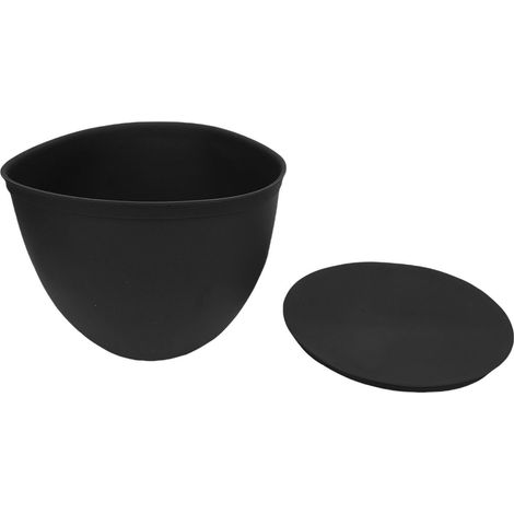 Doublure de bol silicone antiadhésive avec couvercle pour batteur KSM150 5QT, noire pour la maison, la cuisine et le bureau (1/5)