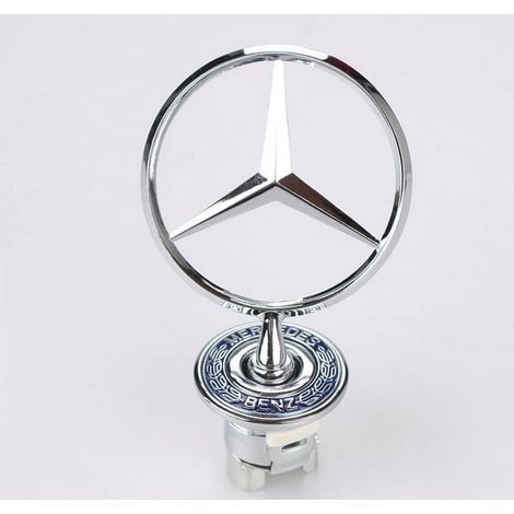 Applicable aux emblèmes et logos de capot Mercedes-Benz pour W124, W202, W203, W208 et W210 (44 mm) (1/4)