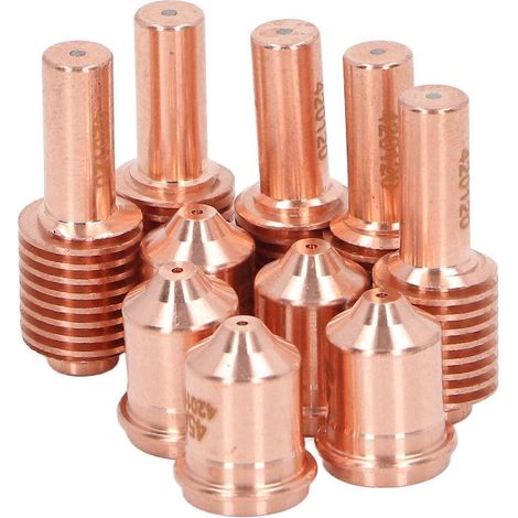 10-teiliges Plasma-Elektrodendüsen-Set 420118 420120 für Schneidbrenner, Ersatz für PMX 30XP E