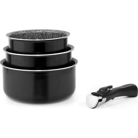 ARTHUR MARTIN Set 3 casseroles 16/18/20cm tous feux dont induction (1/2)