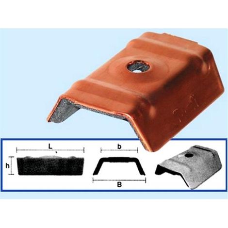 Cappellotti per Greca 20-25 Art. AE0400020 - Zincata Conf. 500 Pz