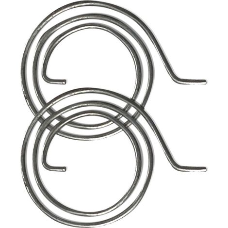 Muelle manilla acero zincado 29x1,7mm 2uds blister