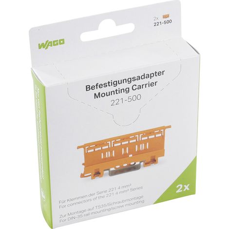 WAGO Serie 221 Befestigungsadapter 2 St.