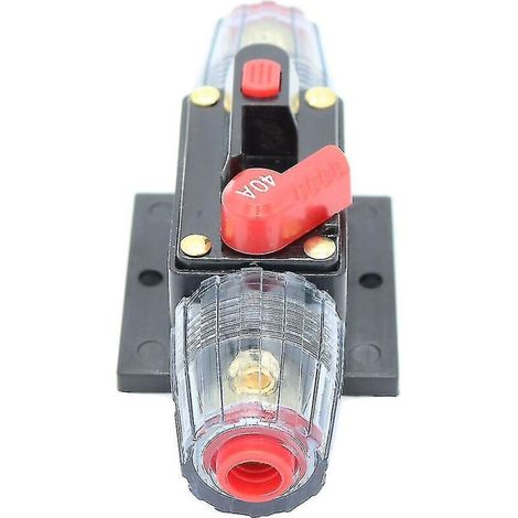 Parafoudre en ligne 40A Protection surtension Compatible 12V/24V/32V Pour automobile, bateau, camping-car Sécurité circuit électrique (1/5)