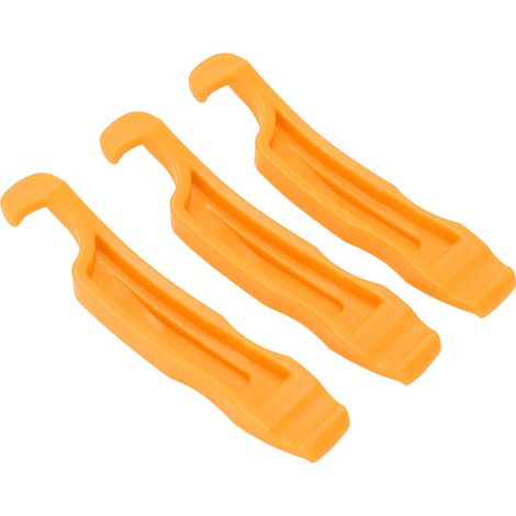 Kit de 3 démonte-pneus de vélo en nylon (jaune) (1/5)