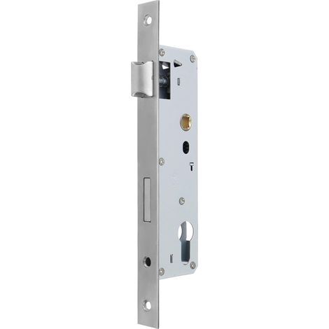 Serratura a mortaio a punto singolo LARGEIGHT, serratura a mortaio in acciaio inossidabile per porte interne e porte del bagno, 92×30 mm (1/5)