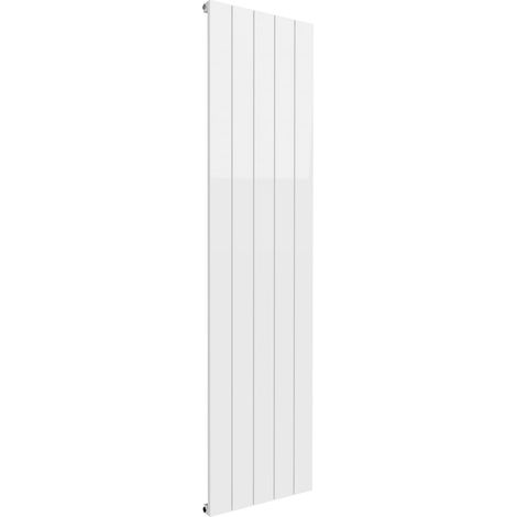 Reina Casina Single Vertical Aluminium Radiator 1800mm H x 470mm W - White