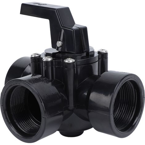 Vanne de dérivation pour piscine G1-1/2 po ABS à trois voies avec joint positif pour spas 4517 (1/5)
