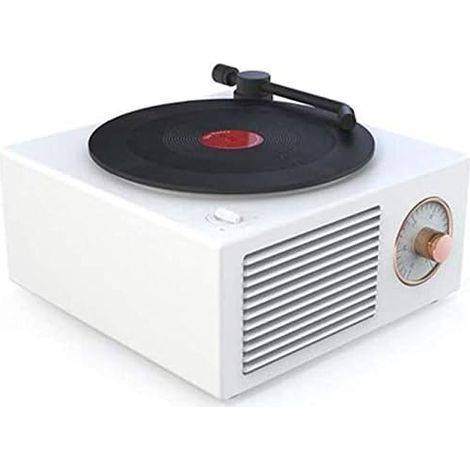 Haut-Parleur Caisson De Basses sans Fil Accueil USB De Charge Phonographes, Haut-Parleur Bluetooth Mini Nostalgique Musique Portable Rétro sans Fil Audio Petit (1/5)