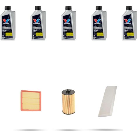 Kit tagliando 3 FILTRI e 5L OLIO compatibile con Mercedes Classe B (W245) B180 NGT 85kw Dal 2008 al 2011 (1/5)
