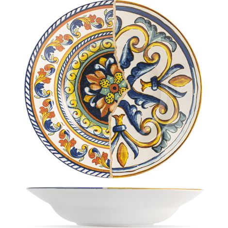 H&H Piatto Pasta STW Positano Cm29,5 (1/2)