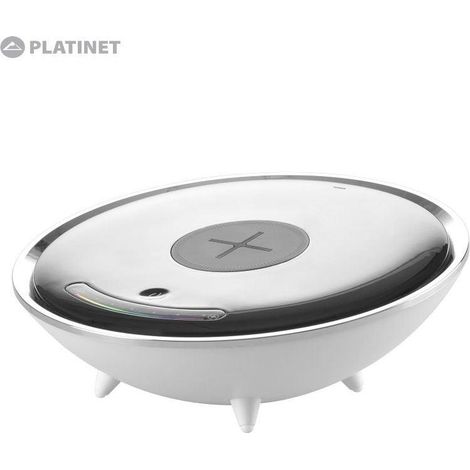 Platinet modelo moderno lámpara de escritorio LED con cargador inalámbrico (1/3)