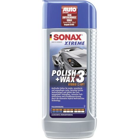 Sonax SN 1837503 Ceras a pulir 202.100 Xtreme Pulido y Wax NR3, 250 ml (por 6)