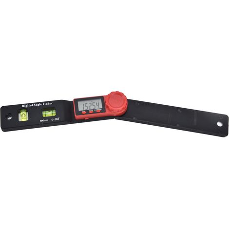 Winkelmesser mit digitaler Anzeige, 2-in-1-Winkelmesser 0–200° mit Wasserwaage und Messwerkzeug (1/5)
