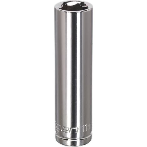 Sealey S0589 Siegen Deep Socket 3/8""Sq Drive 11mm