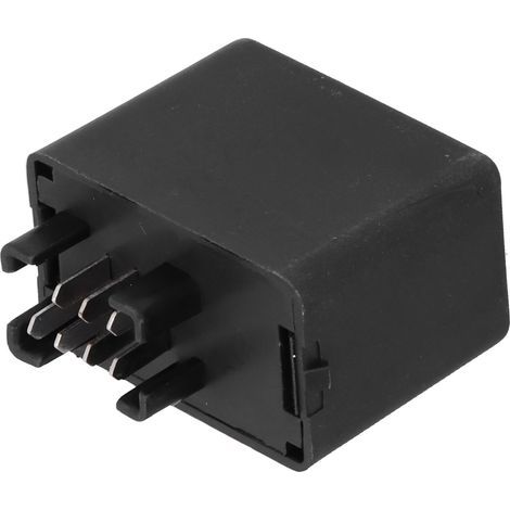 Relais clignotant 7 broches 12 V CC 5 A normalement ouvert, prêt à l'emploi, LED clignotante pour voiture/moto (1/5)