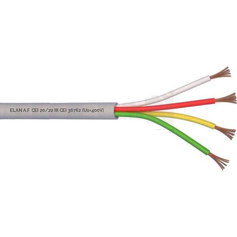 Elan Cavo FROR 4X0.50 100% Rame non schermato 100Mt - 070451